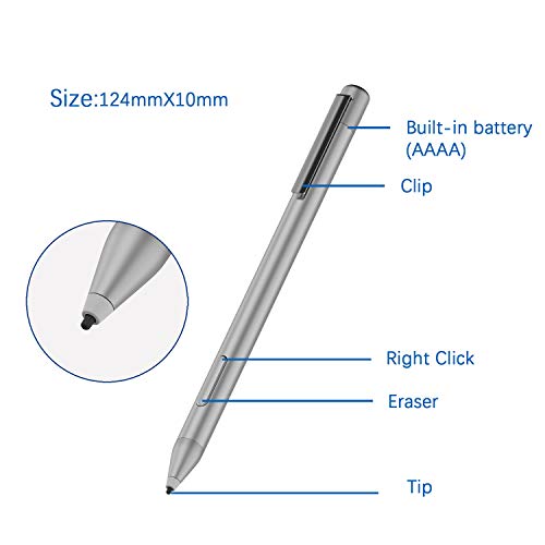 Active Pen Compatible for Microsoft Surface Go,Surface Pro 2017