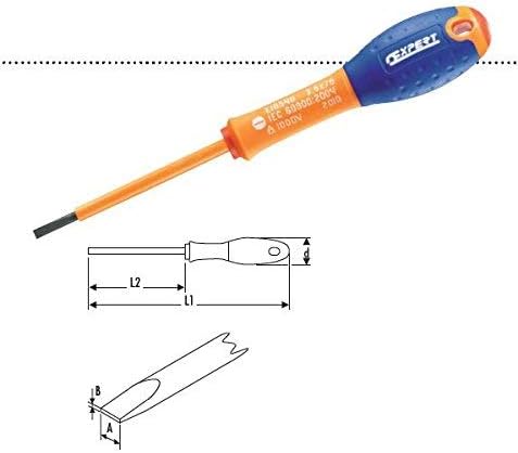 Britool E165412B 1000V 4 x 100mm Expert Screwdriver, White - Image 5