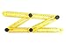 Durableport Angle Template Tool, Tile and Flooring Measuring Tool with Multi-Angle Ruler Mechanism for Handymen, Builders, Craftsmen, Do-it-Yourself. Portable, Lightweight and Ergonomic.