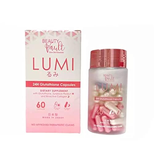 glutathione tablets in dubai Beauty Vault LUMI 24H Glutathione Capsules, 60 Caps in Dubai - UAE