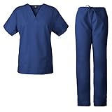 Medgear Unisex Scrub Set Top and Pants Nurse Uniforms (XS-3XL - 7 Colors) 7879
