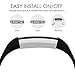 Hanlesi for Fitbit Alta HR Band, Fitbit Alta Band Breathable Soft Silicone Adjustable Fashion Sport Strap Band for Fitbit Alta 2 Replacement Fitness Accessory Wristband with Hole