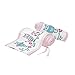 BreathableBaby 3 Piece Classic Crib Bedding Set, Pink Owl Fun