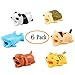 Cable Buddies, Fntacetik Animal Cord Protector Animal Bite Cable Protector Panda Sheep Hedgehog Dog Tiger Shark Penguin Cat Animal Bites for Charging Cords for iPhone Charger - 8 Pack