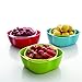 Salad Bowl Set to Hold Fruits, Salads and More. Two-Piece Salad Bowl/Fruit Bowl/Serving Bowl Set. Small and Large Bowl Included. Colors Green + Yellow