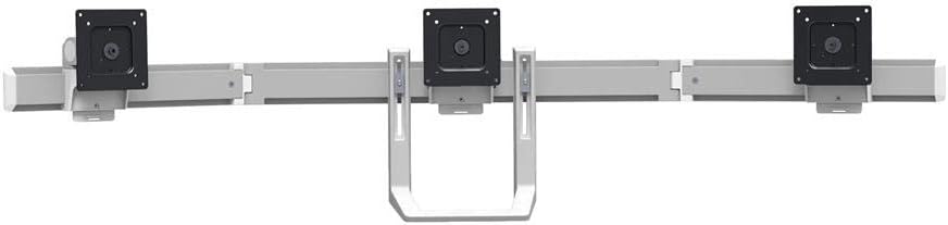 Ergotron HX Triple Monitor Bow Kit - Mounting component (handle, 3 pivots, hinge) for 3 monitors - white - screen size: up to 24" - Image 5