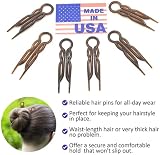 Good Hair Days U-Shaped Plastic Hair Pins Magic Grip Tortoise Shell 2.5 Inch view 6