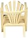 Darice Slat Wood Chair, Natural