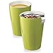Tea Forte Kati Cup Ceramic Tea Infuser Cup with Infuser Basket and Lid for Steeping, Pistachio