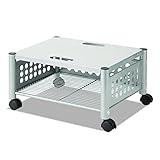 Vertiflex Mobile Underdesk Machine Stand, 21 x 17 x 11 Inches, Matte Gray (VF52005)