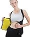 Roseate Women's Body Shaper Tummy Fat Burner Sweat Tank Top Weight Loss Neoprene Shapewear with Zip L