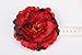 RoyaLily 4.7'' Poney Flower Wedding Hair Accessories Festival Hair Clips and Pin Party Brooch (Burgundy)