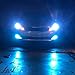 Alla Lighting 2800lm PSX24W 2504 LED Lights Bulbs 8000K Ice Blue Xtreme Super Bright COB-72 12V Car Fog Light Replacement 12276