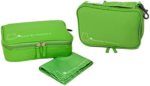 Friendly Kids Insulated Reusable Lunch Bag, Green