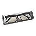 Inner Vision Eye Strain Relief Computer Screen Glasses w/Case - Anti Blue Light, Anti Glare, Scratch Resistant, & Spring Hinges - Unisex, (Non-Prescription), Black