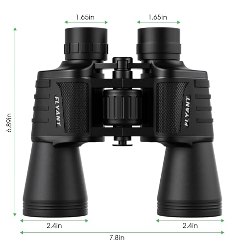 20x50 High Powered Binoculars for Adults, Waterproof Compact Binoculars with Low Light Vision for Bird Watching Hunting Camping Travel Cruise Hiking Sports Stargazing, Christmas Birthday Gifts for Men