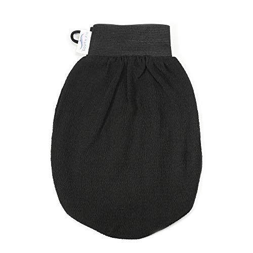Scrubbing Exfoliator Mitt,Sandistore Home Spa Exfoliating gloves Hydro full body wash to cleanse scrub glove - Show & Bath - Deep clean dead skin and Improves blood circultion (A) - Thumbnail 3