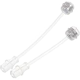 Healifty Silicone Straw Water Cup for Toddlers with Cap Reusable Transparent Straw Sippy Cup Accessory for Kids Drinkware