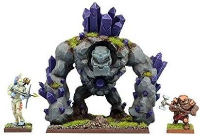 Mantic Forces of Nature Greater Earth Elemental, Resin Miniature, 1 Miniature, 75mm Base, Posable Head and Arms - Image 4