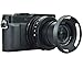 Lens Hood Compatible with Leica D-LUX (Typ 109) + Lens Cap Cover