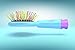 Detangling Brush with Mirror- No Tangle & Pain- Anti Static Soft Bristle- Massaging & Straightening Detangler- Rubberized Grip- Cool/Cute Colors- Wet & Dry Detangle Comb- For All Hair Types (Blue)