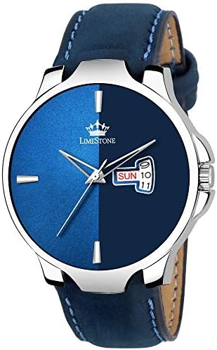 LimeStone Dualtone Day and Date Display Analog Watch for Men/Boys - (LS2767)