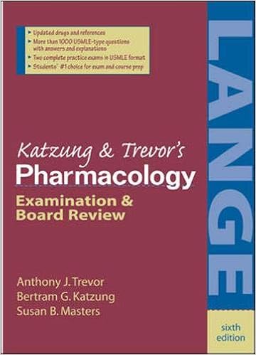 Katzung S Pharmacology Examination And Board Review