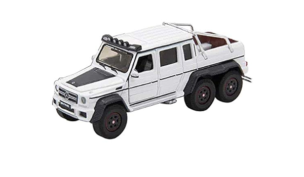 Mercedes Benz G63 Amg 6x6 Pickup Truck With Spotlight White 1st Special Edition 1 64 Diecast Model Car By Era Car Mb196x6rf07 Model Building Kits Amazon Canada