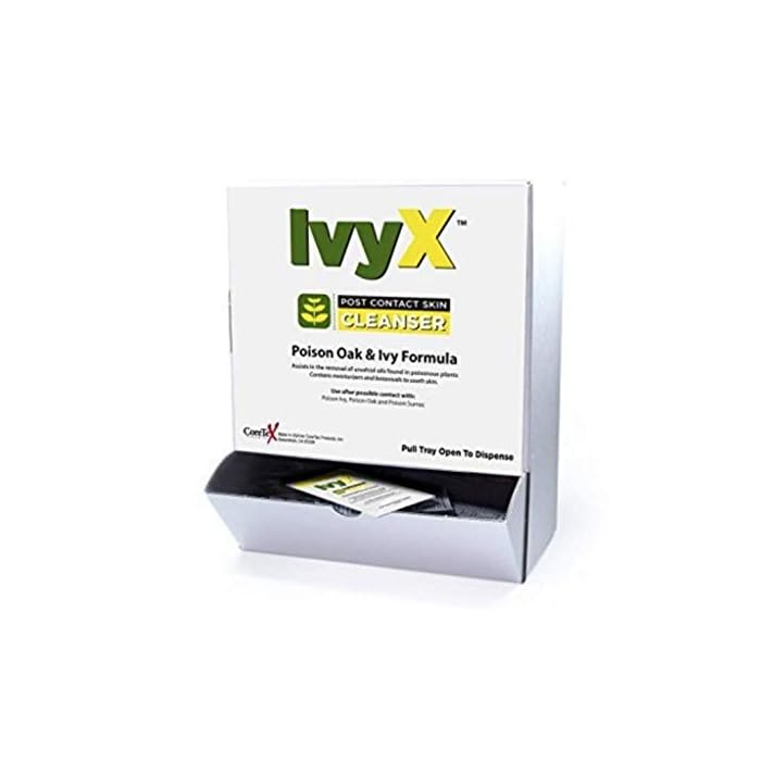 IvyX Post-Contact Towelettes, 50 Ct, Dispenser Box