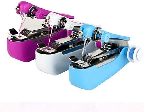 DIVISTAR Mini Handheld Sewing Machine,Portable Cordless Hand Held Sewing Machine Stitch Home Mini Clothes & Travel Use
