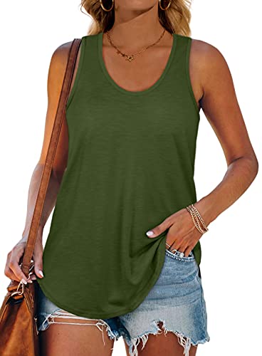 XIEERDUO Racerback Tanks for Women Graphic Loose