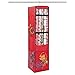 ProPik Hanging Gift Wrap Organizer, Wrapping Paper Storage Bag, Swivel Hanger 360 Degree Multiple Pockets & Loops, Holds Up to 25 Rolls 40 Inch, Space for Ribbons Bows Gift Wrap Folds Flat (Red)