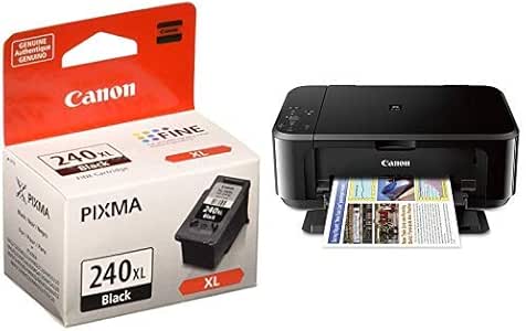 Amazon.com: Canon PG-240XL Black Ink Cartridge and Canon PIXMA MG3620 Wireless All-In-One Color 