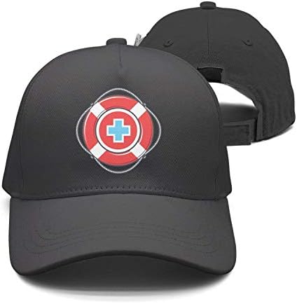 WHROOER Cotton Cap Life Guard and Lifeguard Logo Plain Hat