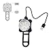 WolfonFire USB Rechargeable Bike Light Set, Front Headlight and Rear LED Bicycle Light, 4 Light Mode Options, Water Resistant IPX4(2 USB Cables and 2 Strap Included)