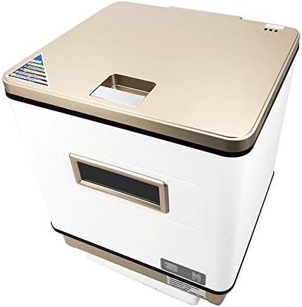 XGG 304 Stainless Steel Internal Small Dishwasher, Compact Countertop Dishwasher, 360° Azimuth Washware, Small Apartment Office Home Kitchen Dining Room