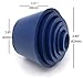 Soccerene Filter Adapter Cones Set, Buchner Funnel Flask Adapter Set, Tapered Collar Blue, Pack of 6