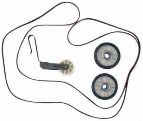 Compatible Dryer Belt Pulley Kit for Whirlpool LER8648PW0 Whirlpool LGN2000LW0 Whirlpool WED5840SW0 Whirlpool WGD6200SW0