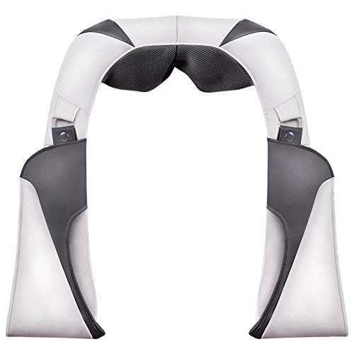 GAOQQ Shiatsu Back Neck and Shoulder Massager with Heat - Deep Tissue Cervical Spine Kneading Multi-Function Massager for Office Home Car Use