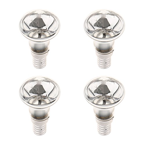 Homyl E14 25W R39 Reflektor Scheinwerfer Lampe Lava Lampe Glühbirne mit Schraube (SES) - 4 Stück