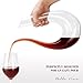 Wine Decanter by Bella Vino - Premium Crystal Glass Horn Decanter, Improves Wine Taste Smoother, Elegant and Effective Red Wine Carafe