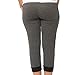 Coco-Limon Capri Jogger for Women, French Terry Crop Sweatpant Length Sweatpant