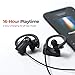 Mpow D9 Bass+ Bluetooth Headphones 16H Playback, aptX Sound Wireless Earbuds Sports Bluetooth 5.0, IPX7 Waterproof Earphones w/CVC6.0 Noise Cancelling & MEMS Mic, Black