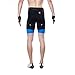 Eco-daily Men's Cycling Shorts Padded Bicycle Riding Half Pants Bike Biking Cycle Tights Black-Blue