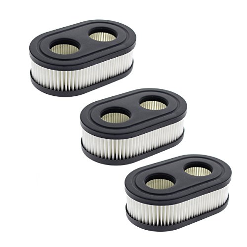 Carbhub 593260 798452 Air Filter (Pack of 3) for Briggs Stratton Cartridge 798452 550EX 625EX 725EXI Series Engine Lawn Mower Stens 102-851 Oregon 30-168 Rotary 14364 Air Filter