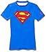 Under Armour Kids Boys KidsLittle Alter Ego DC Comics Superman S/S Fitted Shirt (Little Big Kids), Royal MD (10-12