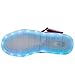 TUTUYU Kids 11 Colors LED Light Up Shoes High Top Fashion Flashing Sneakers Purple 34