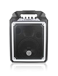 voyz (vz ab6) portátil inalámbrico Bluetooth Boombox altavoz impermeable   construcción robusta 100 W construido en Subwoofer   Batería recargable y USB MP3 lector de tarjetas SD.