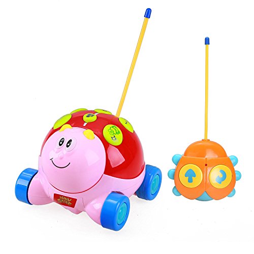 Holy stone cartoon ladybug rc car with music and lights…