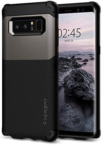 Spigen Hybrid Armor Galaxy Note 8 Case with Air Cushion Technology and Hybrid Drop Protection for Galaxy Note 8 (2017) - Gunmetal